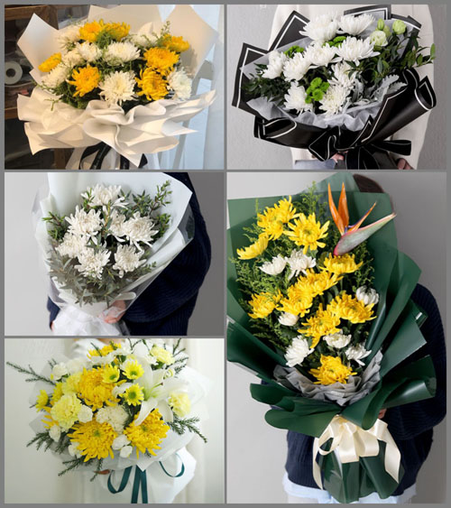 贵州毕节市黔西县大关镇关心村白事花束代送